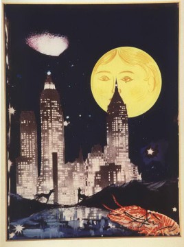 Abstracto famoso Painting - El surrealismo lunar